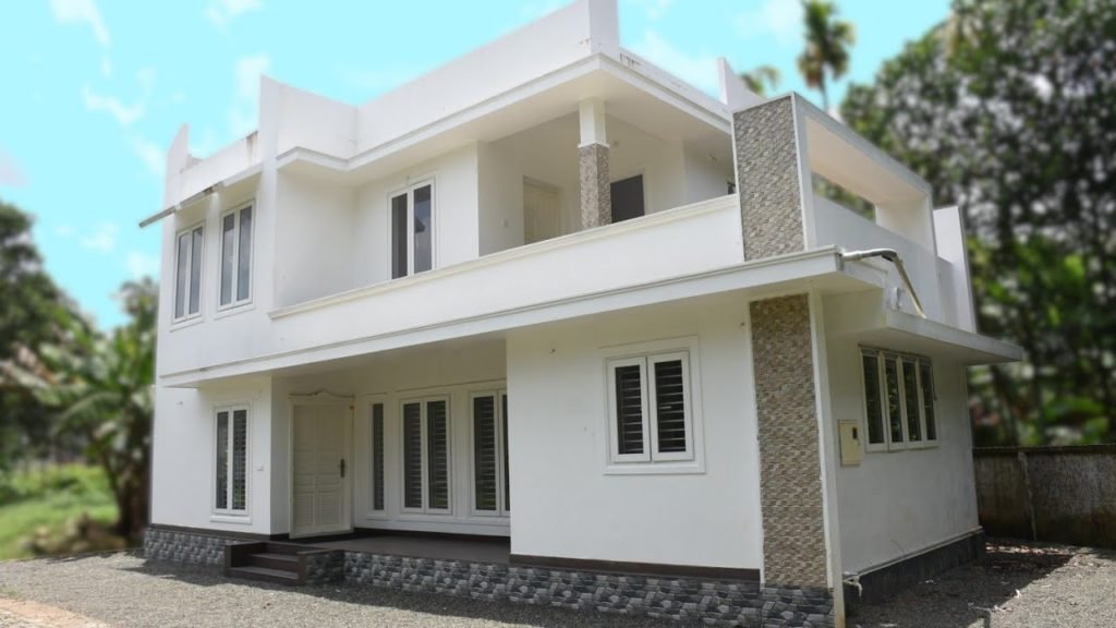 2000 Sq Ft 4BHK Two-Storey Modern House at 7 Cent Plot