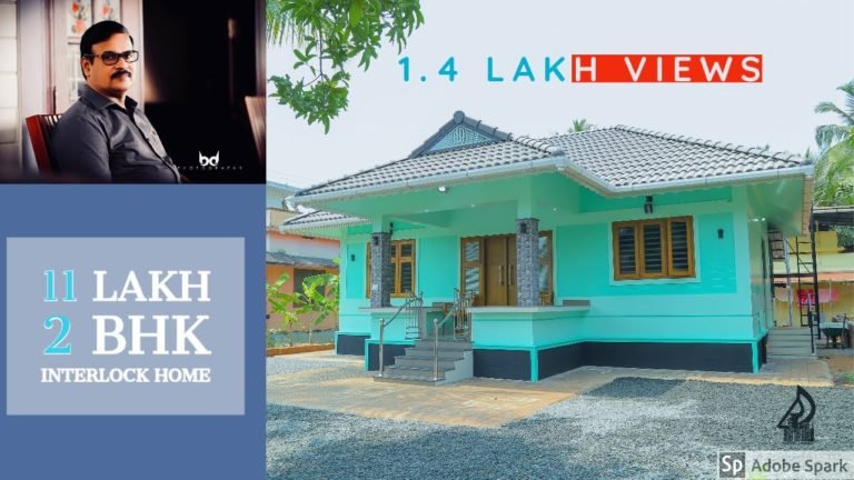 781 Sq Ft 2BHK Traditional Style Single Floor House, 11 Lacks