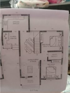 800 Sq Ft 2BHK Modern home plan