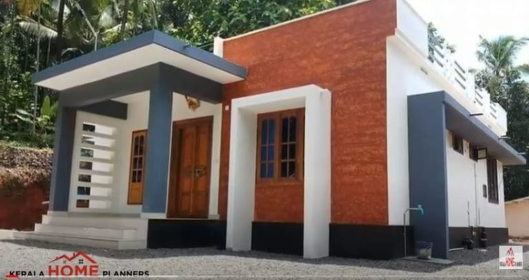 1175 Sq Ft 3BHK Modern House at 5 Cent Plot, Free Plan, 16 Lacks