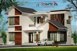 1250 Sq Ft 3BHK Contemporary Style Two-Storey House and Free Plan
