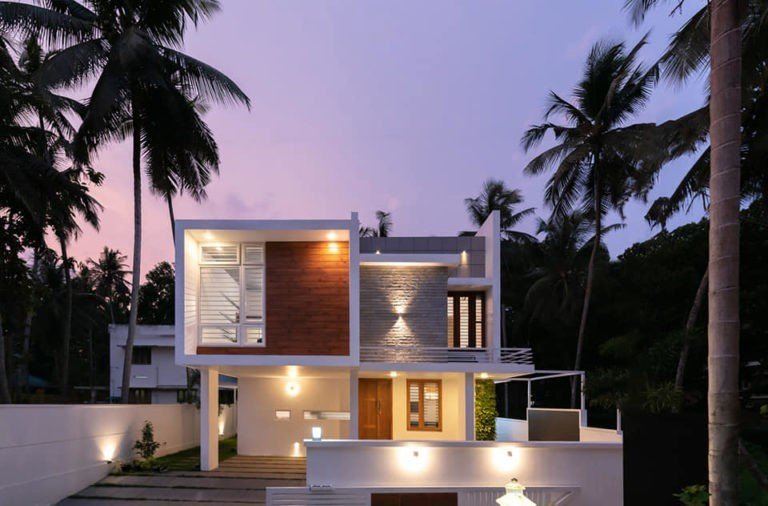 2308 Sq Ft 4BHK Box Style Two Floor House at 6 Cent Plot, Free Plan