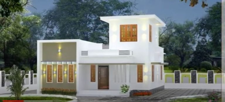 700 Sq Ft 2BHK Single-Storey Modern Flat Roof Type House and Free Plan