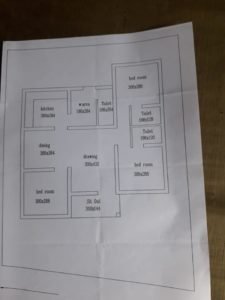 1000 Sq Ft 3BHK Box Type Modern Single Floor House Free Plan
