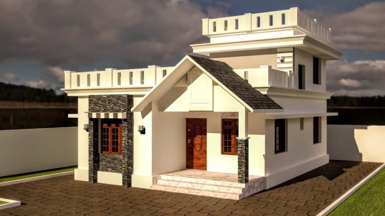 1200 Sq Ft 3BHK Beautiful Two-Storey House and Free Plan