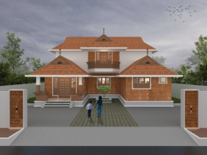 1919 Sq Ft 3BHK Traditional Nlaukett Style House Free Plan