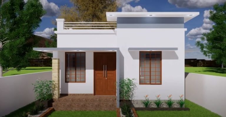 510 Sq Ft 2BHK Modern Single Floor House and Free Plan, 8 Lacks