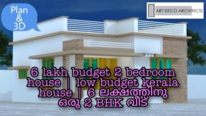 600 Sq Ft 2BHK Modern and Single Floor House and Free Plan, 6 Lacks
