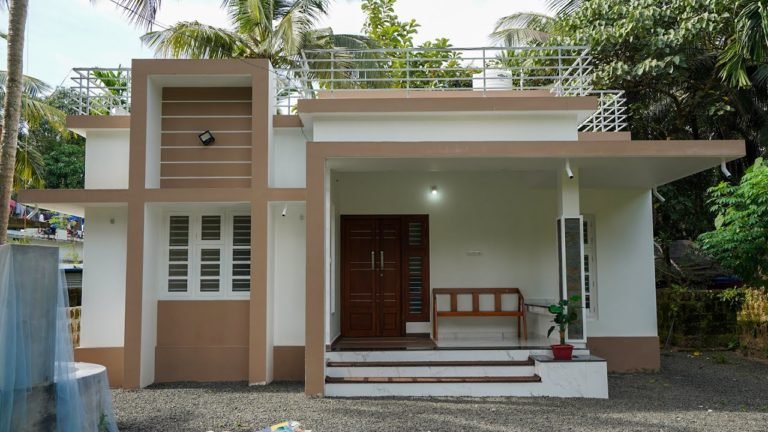 950 Sq Ft 2BHK Modern Single Floor House and Free Plan