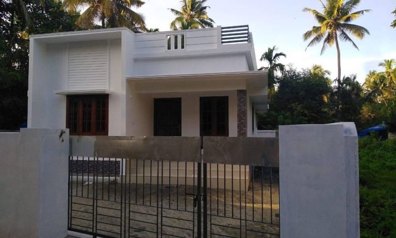 950 Sq Ft 2BHK Simple Modern Single Floor House and Free Plan