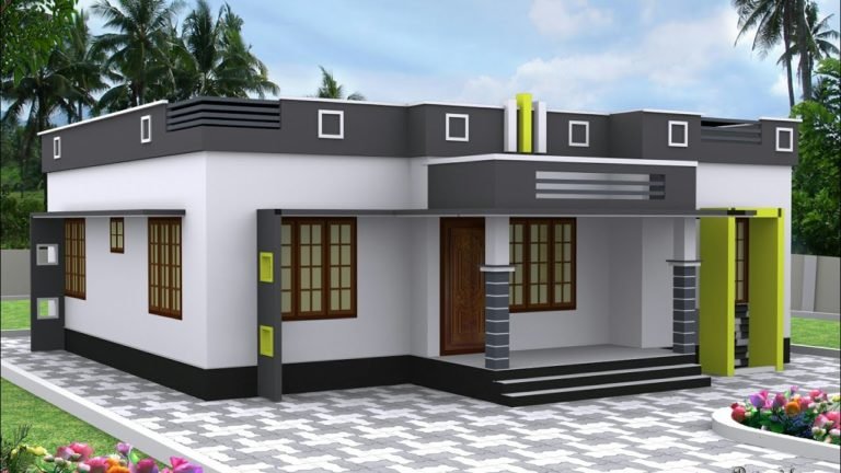 1050 Sq Ft 3BHK Modern Single Floor House and Free Plan, 14 Lacks