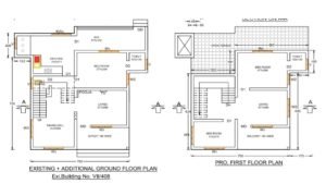 1650 Sq Ft 3BHK Beautiful Double Floor House and Free Plan