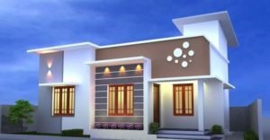 725 Sq Ft 2BHK Modern Single Floor House and Free Plan