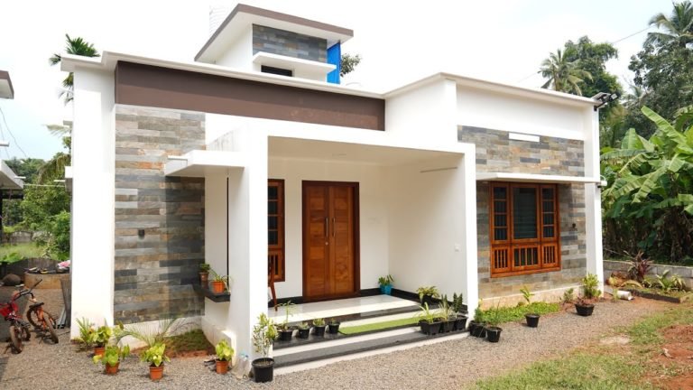 750 Sq Ft 2BHK Modern Single Floor House at 5 Cent