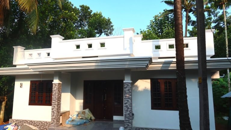 984 Sq Ft 3BHK Modern Single Floor House and Free Plan