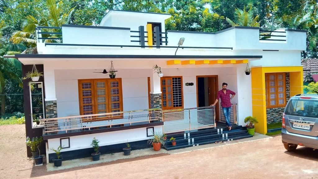 1100 Sq Ft 3BHK Modern Single Floor House and Free Plan, 15 Lacks