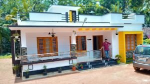 1100 Sq Ft 3BHK Modern Single Floor House and Free Plan, 15 Lacks