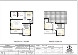 1453 Sq Ft 4BHK Flat Roof Two-Storey House and Free Plan