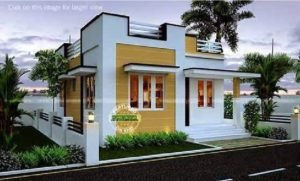 543 Sq Ft 2BHK Modern Single Floor House and Free Plan