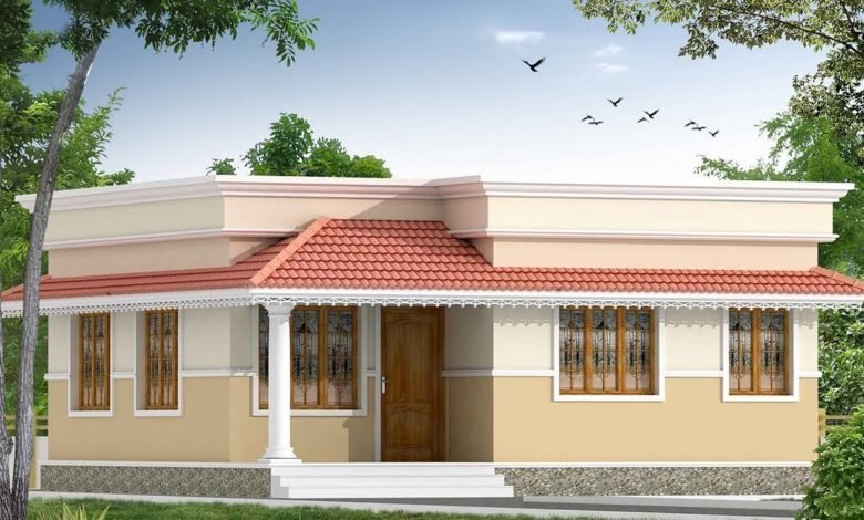 700 Sq Ft 2BHK Traditional Style Single Floor House and Free Plan