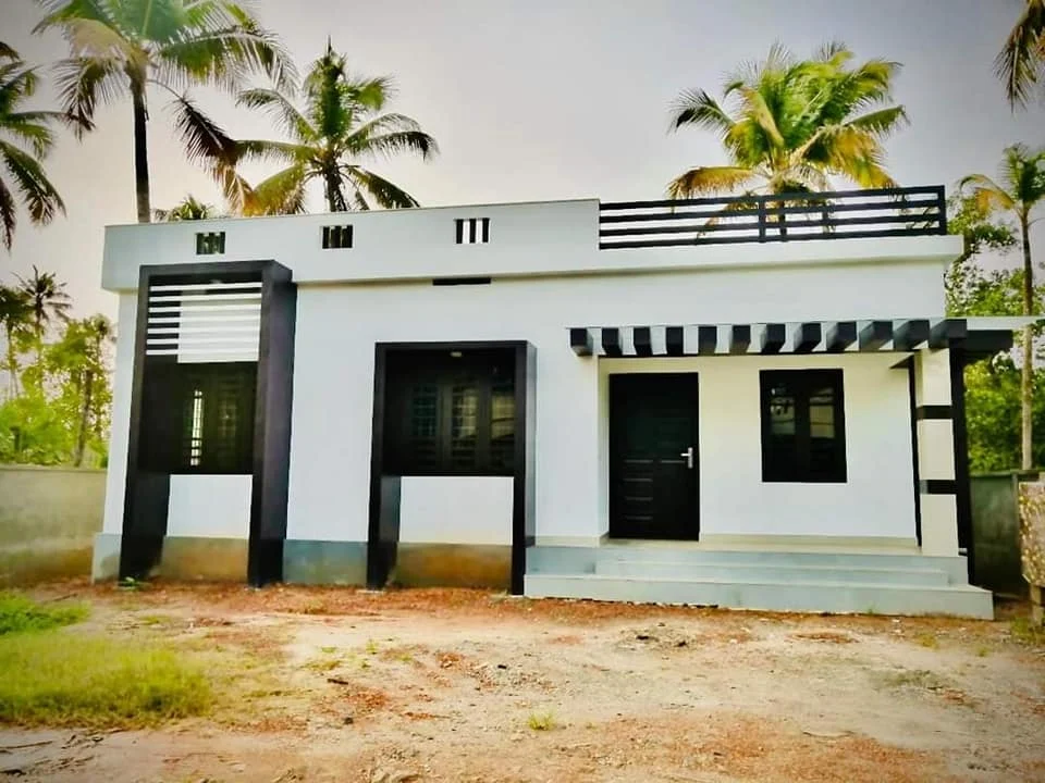 725 Sq Ft 2BHK Modern Single-Storey Low Budget House and Free Plan