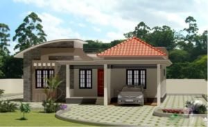 1100 Sq Ft 3BHK Contemporary Style Modern House and Free Plan