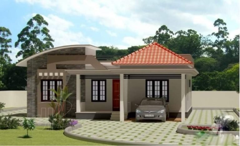 1100 Sq Ft 3BHK Contemporary Style Modern House and Free Plan