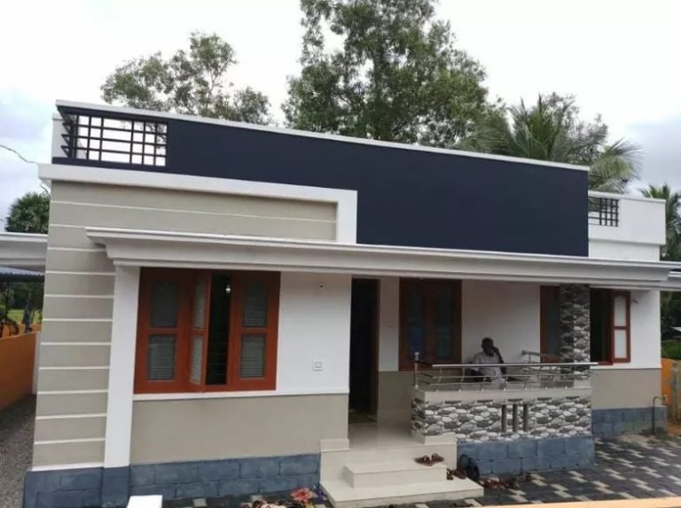 1100 Sq Ft 3BHK Modern Single Floor Low Budget House and Free Plan