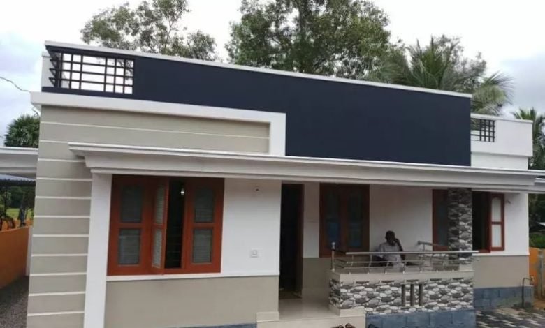 1100 Sq Ft 3BHK Modern Single Floor Low Budget House and Free Plan