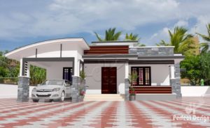 1108 Sq Ft 3BHK Contemporary Style 3BHK House and Free Plan