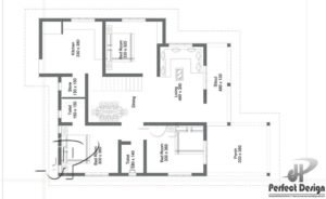 1108 Sq Ft 3BHK Contemporary Style 3BHK House and Free Plan
