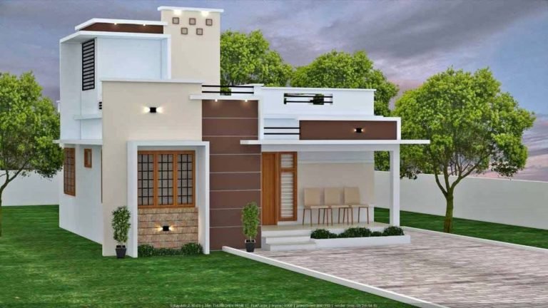 1145 Sq Ft 3BHK Beautiful Single-Storey House and Free Plan
