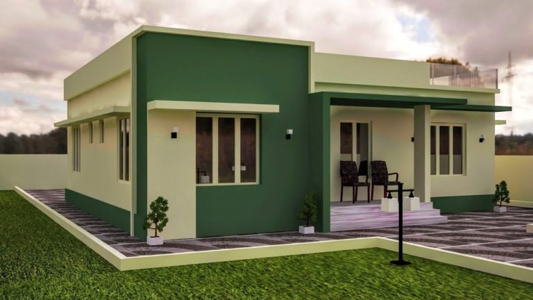 1155 Sq Ft 3BHK Modern Single Floor House and Free Plan
