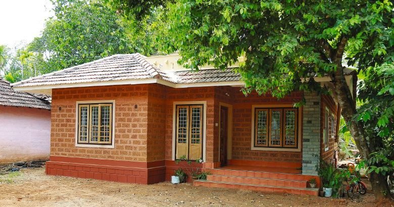 1350 Sq Ft 2BHK Kerala Style Single Floor House and Free Plan, 14 Lacks