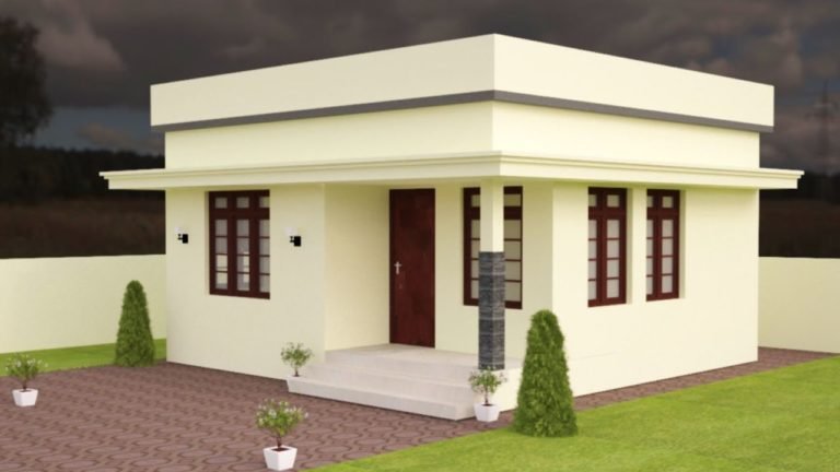 420 Sq Ft 2BHK Modern Single Floor Low Budget House and Free Plan