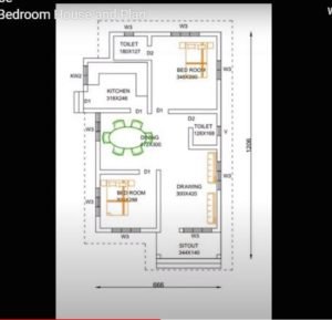 750 Sq Ft 2bhk Modern Single Floor House Free Plan