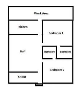 800 Sq Ft 2BHK Beautiful Single-Storey House Free Plan