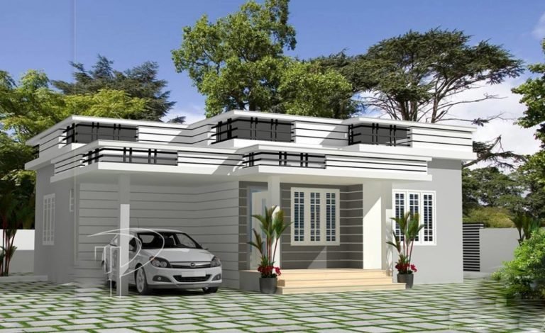 850 Sq Ft 2BHK Modern Single Floor House and Free Plan