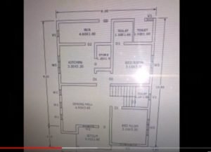 900 Sq Ft 2BHK Contemporary Style Single-Storey House and Free Plan