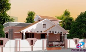 935 Sq Ft 2BHK Traditional Style Single Floor House and Free Plan