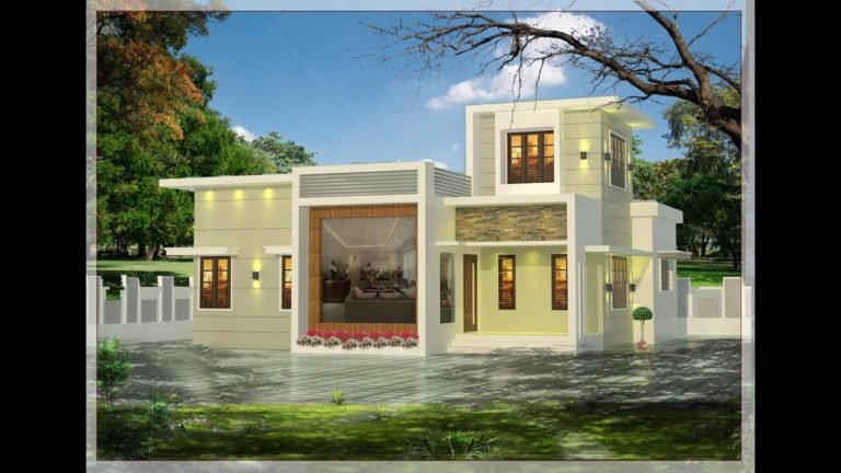 1000 Sq Ft 2BHK Contemporary Style 2BHK House and Free Plan