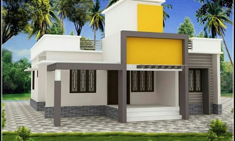 1027 Sq Ft 3BHK Modern Single Floor House and Free Plan