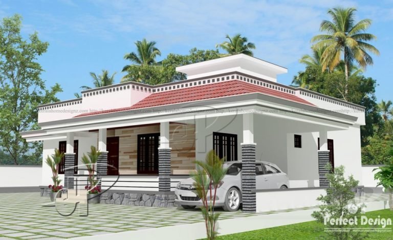 1290 Sq Ft 3BHK Traditional Style Single Floor House and Free Plan