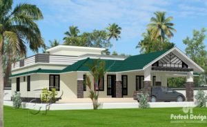 1585 Sq Ft 3BHK Traditional Style Single Floor House and Free Plan