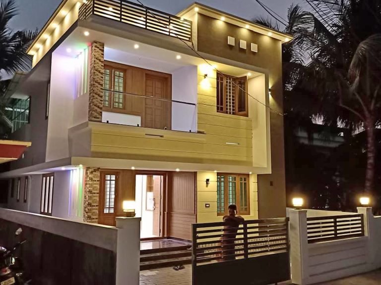 1730 Sq Ft 4BHK Contemporary Style Two-Storey House and Free Plan