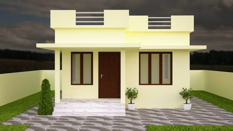 530 Sq Ft 2BHK Modern Low Budget House and Free Plan, 7.42 Lacks