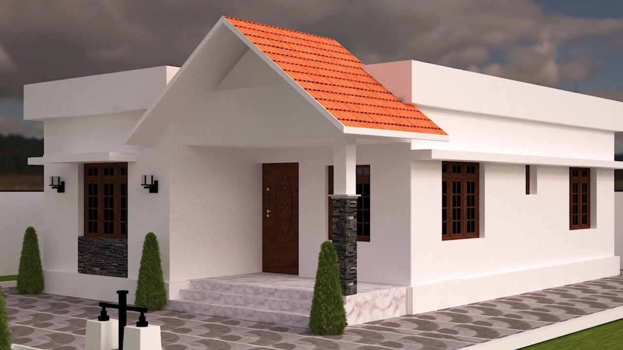 820 Sq Ft 2BHK Traditional Style Single Floor House and Free Plan