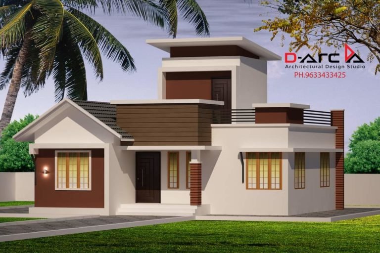 917 Sq Ft 3BHK Modern Single Floor House and Free Plan, 15 Lacks