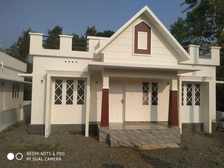 984 Sq Ft 3BHK Modern Single Floor House and Free Plan