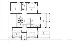 1225 Sq Ft 3BHK Traditional Style Single Floor House and Free Plan